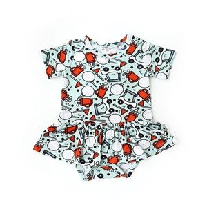 Spring Sale! NWT GIGI AND MAX Caddie Golf Print Tutu One Piece Romper